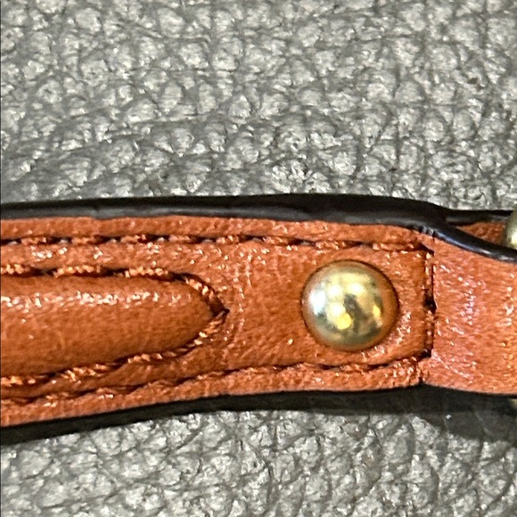 Coach Tan Leather Bag Strap Swivel Clasp NWOT project or hardware, plastic on - Picture 8 of 10